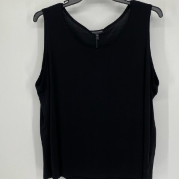 Eileen Fisher Stretch Silk Jersey Scoop Neck Tank Top, Shell, Plus Size 3X NWT - Picture 1 of 6
